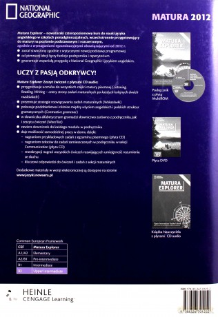 Matura Explorer Cz. 4 Workbook Upper Intermediate [KSIĄŻKA]+[CD]