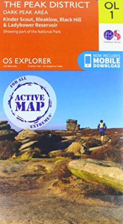 The Peak District: Dark Peak Area | Weatherproof | Peak District National Park | Ordnance Survey | OS Explorer Active Map OL01 | England | Walks | Hiking | Maps | Adventure - Ordnance Survey [KSIĄŻKA]