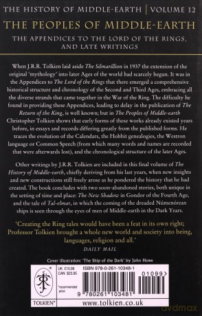 The Peoples of Middle-earth: Book 12 (The History of Middle-earth) - Christopher Tolkien [KSIĄŻKA]