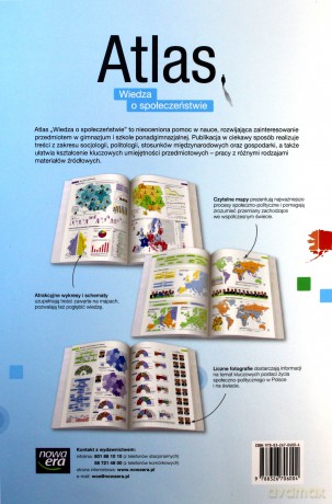 Atlas do wiedzy o społeczeństwie Gimnazjum i szkoły ponadgimnazjalne [KSIĄŻKA]