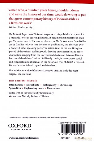The Pickwick Papers (Oxford World's Classics) - Charles Dickens [KSIĄŻKA]