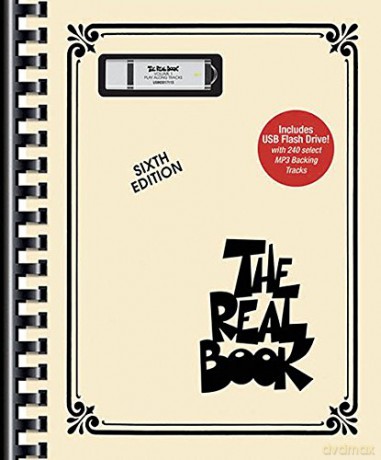 The Real Book Volume 1 Real Book Play Along Book/Usb Flash Drive (Real Books (Hal Leonard)) (Includes Online Access Code): Book/Usb Flash Drive Pack [KSIĄŻKA]