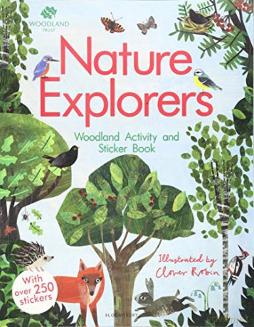 The Woodland Trust: Nature Explorers Woodland Activity and Sticker Book - Clover Robin [KSIĄŻKA]