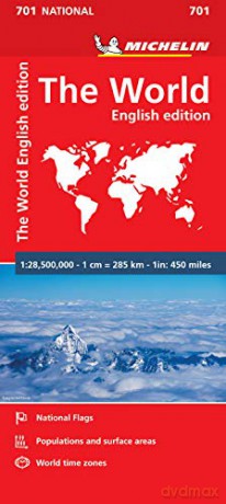 The World - Michelin National Map 701: Map (Michelin National Maps, 701) - Michelin [KSIĄŻKA]