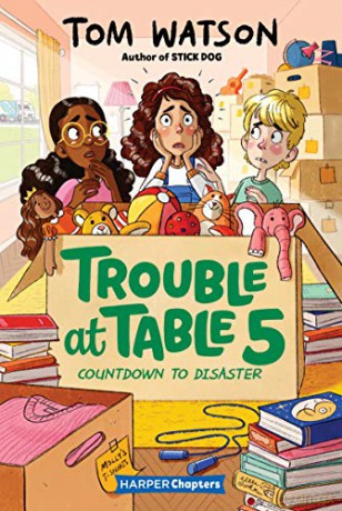 Trouble at Table 5 #6: Countdown to Disaster (Harperchapters) - Tom Watson [KSIĄŻKA]