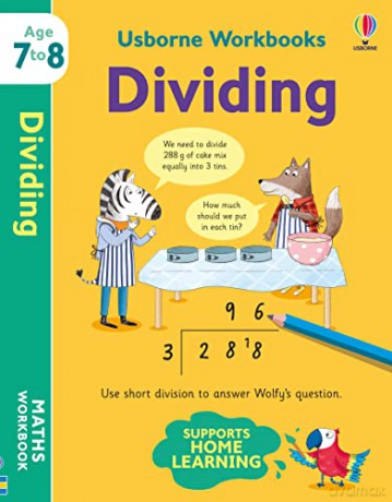 Usborne Workbooks Dividing 7-8 - Holly Bathie [KSIĄŻKA]