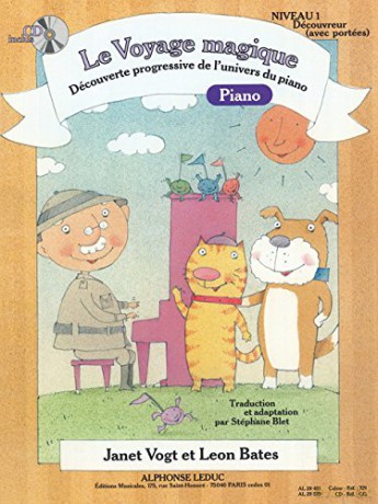 Voyage Magique Niveau 1 Decouvreur (avec Portees)Cah.Pno(avec CD) Piano - Blet Stephane (Comp [KSIĄŻKA]