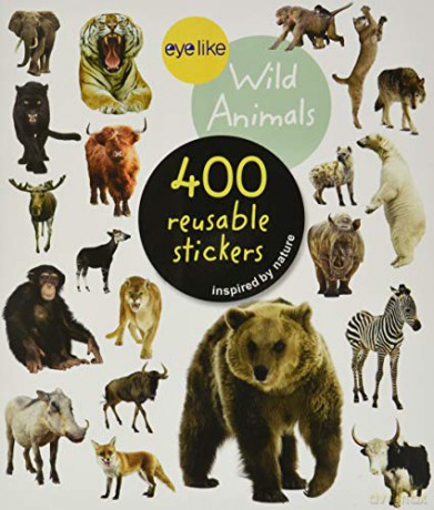 Wild Animals (Eyelike Stickers) [KSIĄŻKA]