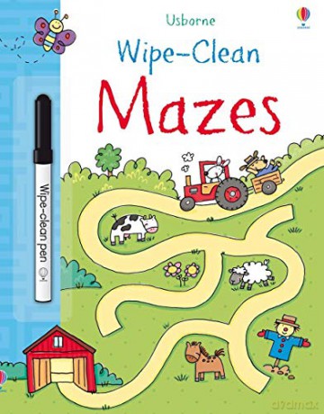 Wipe-Clean Mazes (Usborne Wipe Clean Books) - Jessica Greenwell [KSIĄŻKA]