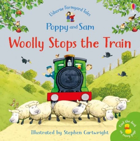 Woolly Stops the Train (Mini Farmyard Tales) - Heather Amery [KSIĄŻKA]