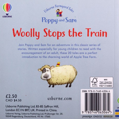 Woolly Stops the Train (Mini Farmyard Tales) - Heather Amery [KSIĄŻKA]