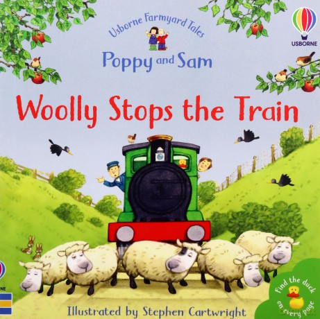 Woolly Stops the Train (Mini Farmyard Tales) - Heather Amery [KSIĄŻKA]