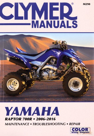 Yamaha Raptor 700R 2006-2016: 2006-16 (Clymer Motorcycle) [KSIĄŻKA]