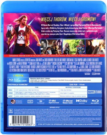 Thor: Miłość i grom [Blu-Ray]