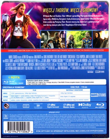 Thor: Miłość i grom (steelbook) [Blu-Ray]