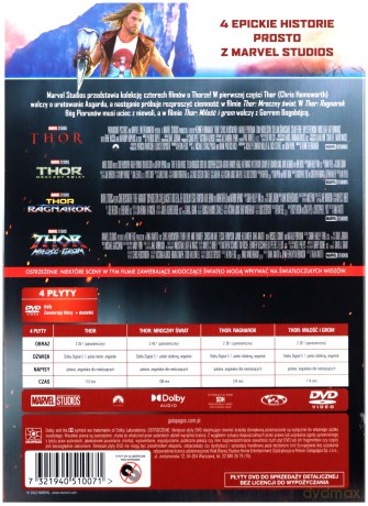 Thor Kolekcja 4 Filmów [4DVD]