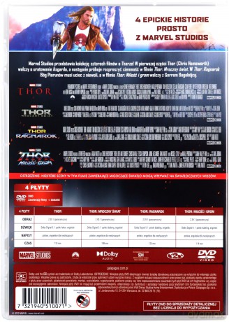 Thor Kolekcja 4 Filmów [4DVD]