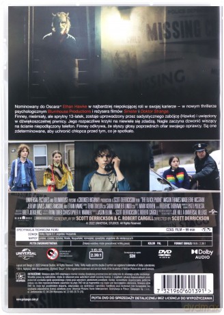 Czarny telefon [DVD]