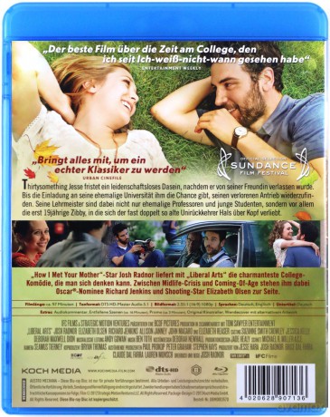 Liberal Arts (Sztuki wyzwolone) [Blu-Ray]