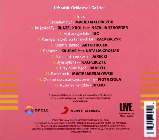 Tribute to Krzysztof Krawczyk. Urbański Orkiestra i Goście [CD]