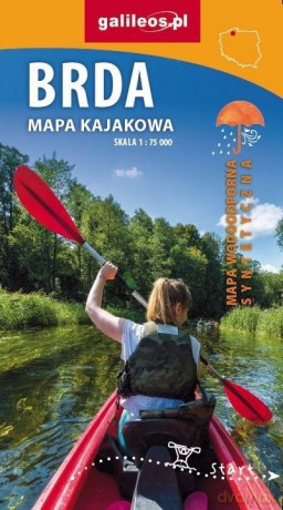 Brda - mapa kajakowa 2023 - syntetyk