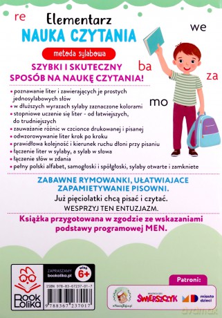 Elementarz. Nauka czytania metodą sylabową [KSIĄŻKA]