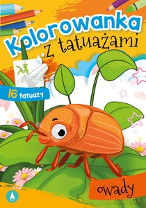 Kolorowanka z tatuażami. Owady [KSIĄŻKA]