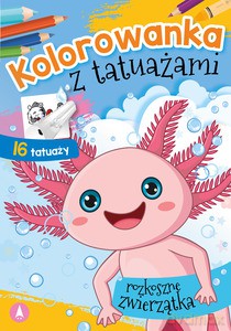 Kolorowanka z tatuażami. Rozkoszne zwierzaczki [KSIĄŻKA]