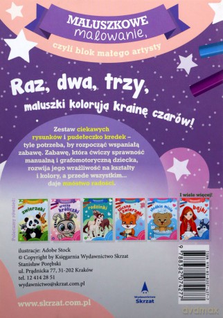 Maluszkowe malowanie. Alicja w krainie czarów [KSIĄŻKA]