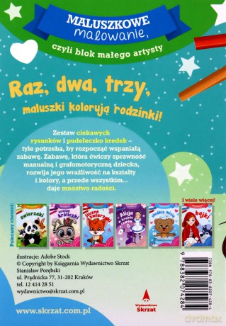 Maluszkowe malowanie. Rodzinki [KSIĄŻKA]