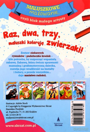Maluszkowe malowanie. Śliczne zwierzaki [KSIĄŻKA]