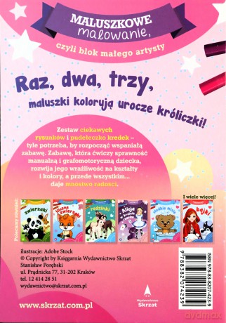 Maluszkowe malowanie. Urocze króliczki [KSIĄŻKA]