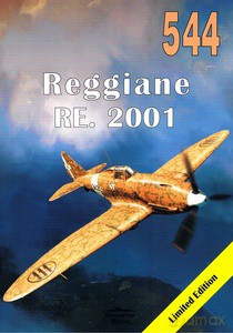 Nr 544 Caproni-Reggiane RE. 2001 "Falco" II - Janusz Ledwoch [KSIĄŻKA]