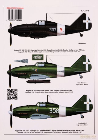 Nr 544 Caproni-Reggiane RE. 2001 "Falco" II - Janusz Ledwoch [KSIĄŻKA]