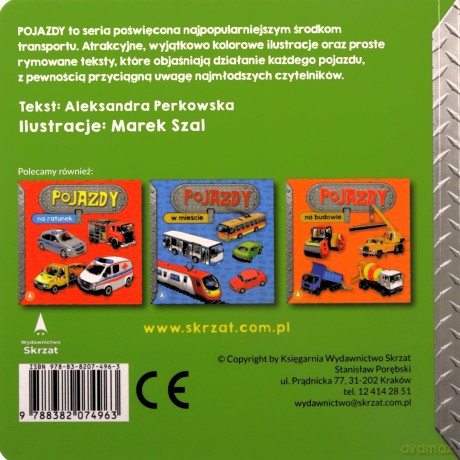 Pojazdy. Na wsi - Aleksandra Perkowska, Marek Szal [KSIĄŻKA]