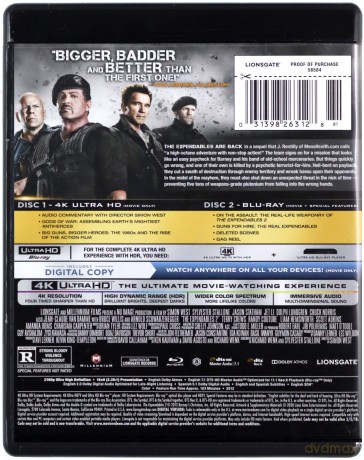 The Expendables 2 (Niezniszczalni 2) [Blu-Ray 4K]+[Blu-Ray]
