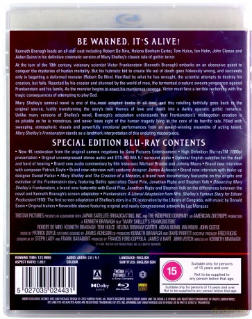 Mary Shelleys Frankenstein [Blu-Ray]