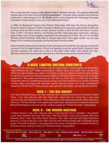 Rogue Cops And Racketeers: Two Crime Thrillers From Enzo G. Castellari (Limited) [Blu-Ray]