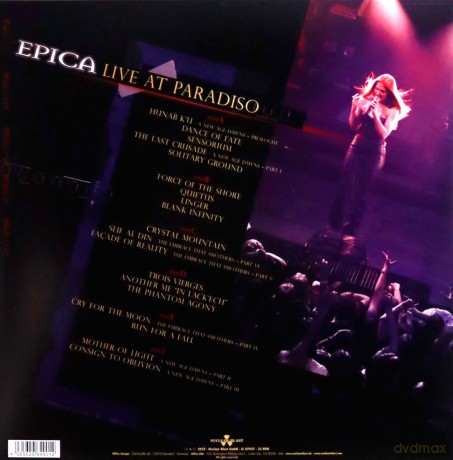 Epica: Live At Paradiso [3xWinyl]
