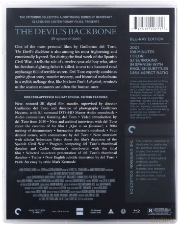 The Devil's Backbone (Kręgosłup diabła) [Blu-Ray]