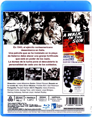 A Walk in the Sun (Spacer w słońcu) [Blu-Ray]