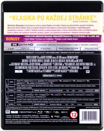 Bohemian Rhapsody [Blu-Ray 4K]+[Blu-Ray]