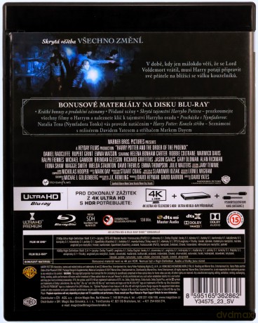 Harry Potter i Zakon Feniksa [Blu-Ray 4K]+[Blu-Ray]