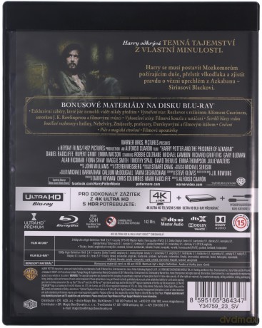 Harry Potter i więzień Azkabanu [Blu-Ray 4K]+[Blu-Ray]