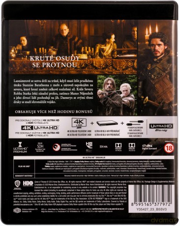 Gra o tron Sezon 3 [4xBlu-Ray 4K]