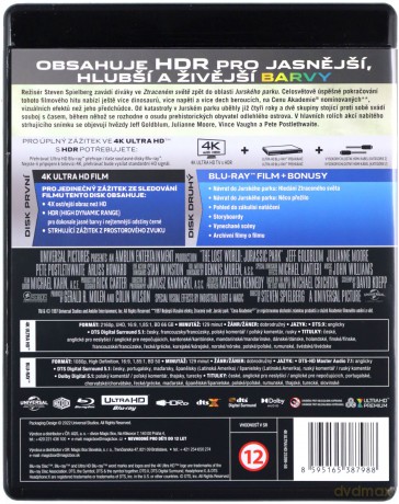 Zaginiony świat: Jurassic Park [Blu-Ray 4K]+[Blu-Ray]