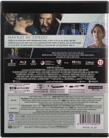 Matrix: Zmartwychwstania [Blu-Ray 4K]+[Blu-Ray]