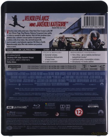 Mission: Impossible - Fallout [Blu-Ray 4K]+[Blu-Ray]