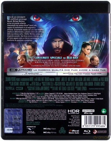 Morbius [Blu-Ray 4K]+[Blu-Ray]