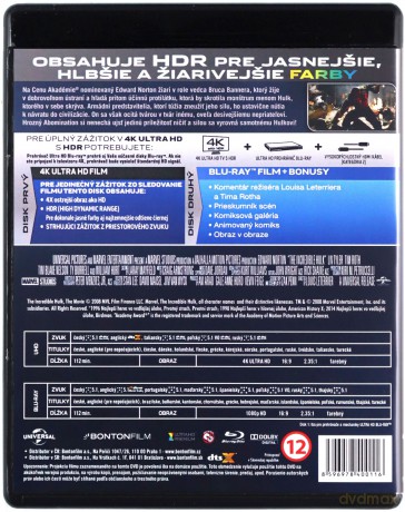 Niesamowity Hulk (Incredible) [Blu-Ray 4K]+[Blu-Ray]
